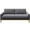 Tmavě šedá látková dvoumístná pohovka MESONICA Musso Tufted 173 cm