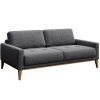 Tmavě šedá látková dvoumístná pohovka MESONICA Musso Tufted 173 cm