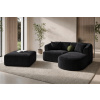 Černá manšestrová podnožka Cosmopolitan Design Campi 90 x 90 cm -fv-interier-25