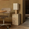 Travertinová stolní lampa AUDO NONA 49 cm -fv-interier-25