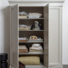 Set bílých dřevěných polic Olivia 102 x 54 cm -fv-interier-25