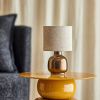 Bronzová keramická stolní lampa Agni 25,5 cm -fv-interier-25