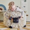 Černobílý čalouněný puf Dolly 45 x 55 cm -fv-interier-25
