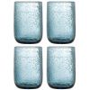 Set čtyř modrých sklenic bloomingville Tabby 330 ml