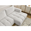 Bílá bouclé rozkládací pohovka Fuji 292 cm, pravá -fv-interier-25