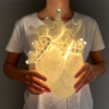 Bílé porcelánové nástěnné světlo Heart -fv-interier-25