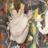 Bílé porcelánové nástěnné světlo Heart -fv-interier-25