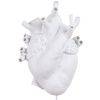 Bílé porcelánové nástěnné světlo Heart
