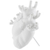 Bílá porcelánová váza Love in Bloom 25 cm