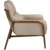 Béžové kožené křeslo Angel Cerdá No. 5177