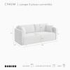 Růžová čalouněná trojmístná rozkládací pohovka Chaum 220 cm -fv-interier-25