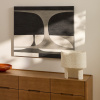Černobílý abstraktní obraz Kave Home Onure 100 x 80 cm -fv-interier-25