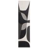 Černobílý abstraktní obraz Kave Home Onure 180 x 45 cm