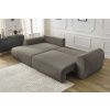 Hnědá čalouněná rohová rozkládací pohovka Lucien 314 cm, levá -fv-interier-25