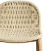 Dřevěná zahradní barová židle kave home Alipa s béžovým výpletem 75 cm -fv-interier-25