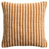 Oranžový pruhovaný povlak na polštář Kave Home Dirome 45 x 45 cm