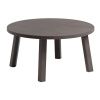 Hnědý nízký zahradní stolek Maximo Tavolino 60 cm