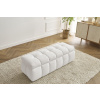 Bílá bouclé lavice Mont-Blanc 144 cm s úložným prostorem -fv-interier-25