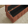 Terakotově oranžová bouclé lavice Mont-Blanc 144 cm s úložným prostorem -fv-interier-25