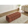 Terakotově oranžová bouclé lavice Mont-Blanc 144 cm s úložným prostorem -fv-interier-25