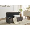 Hnědá bouclé lavice Mont-Blanc 144 cm s úložným prostorem -fv-interier-25