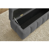 Tmavě šedá bouclé lavice Mont-Blanc 144 cm s úložným prostorem -fv-interier-25