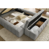 Světle šedá bouclé lavice Mont-Blanc 144 cm s úložným prostorem -fv-interier-25