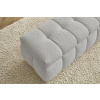 Světle šedá bouclé lavice Mont-Blanc 144 cm s úložným prostorem -fv-interier-25