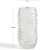 Skleněná váza Kave Home Vorma 30 cm