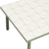 Bílo-zelený zahradní kávový  stolek kave home Maurina 61 x 122 cm -fv-interier-25