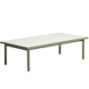 Bílo-zelený zahradní kávový  stolek kave home Maurina 61 x 122 cm