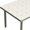 Bílo-zelený zahradní odkládací stolek kave home Maurina 50 x 80 cm -fv-interier-25