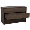 Hnědá dubová komoda ROWICO MELSTONE 110 x 45 cm