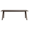 Hnědý dubový jídelní stůl ROWICO CLAPPERTON 220 x 95 cm