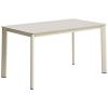 Béžový zahradní stůl s keramickou deskou Kave home Anafi 80 x 140 cm