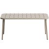 Béžový kovový zahradní stůl kave home Brai 180 x 90cm