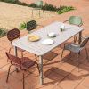 Béžový kovový zahradní stůl kave home Brai 180 x 90cm -fv-interier-25