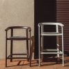 Hnědá zahradní barová židle s výpletem kave home Erice 65 cm -fv-interier-25