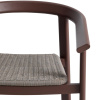 Hnědá zahradní barová židle s výpletem kave home Erice 65 cm -fv-interier-25