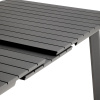 Šedý kovový zahradní rozkládací stůl kave home Izola 185/235 x 100 cm -fv-interier-25