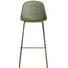 Zelená plastová barová židle Kave Home Quinby 75 cm