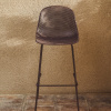 Hnědá plastová barová židle kave home Quinby 75 cm -fv-interier-25