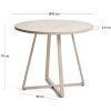 Béžový zahradní bistro stolek kave home Tella Ø 90 cm
