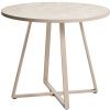 Béžový zahradní bistro stolek kave home Tella Ø 90 cm