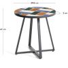 Barvený zahradní stolek kave home Tella Ø 45 cm