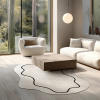 Bílo-černý vlněný koberec Loop 160 x 230 cm -fv-interier-25