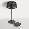 Černá zahradní solární LED lampa kave home Aldet -fv-interier-25