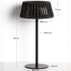 Černá zahradní solární LED lampa kave home Aldet -fv-interier-25