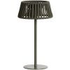 Zelená zahradní solární LED lampa kave home Aldet