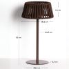 Hnědá zahradní solární LED lampa kave home Aldet -fv-interier-25